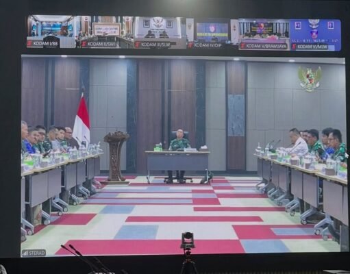 Kasdam II/Sriwijaya Ikuti Rakornis TMMD ke-130 TA 2026 Secara Vicon, Siap Akselerasi Pembangunan Wilayah