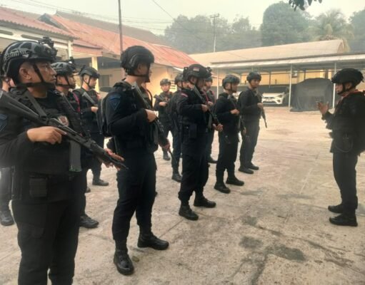 Polda Sumsel Kerahkan 20 Personel Satgas Tindak dalam Operasi Sikat Musi 2026