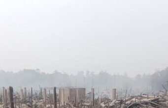 Hari Ketiga Paska kebakaran di Dusun Serdang Jelutung II Bangka Selatan :Warga Mulai Mendatangi Puing Rumah, Berharap Bantuan Hunian Layak dari Pemerintah