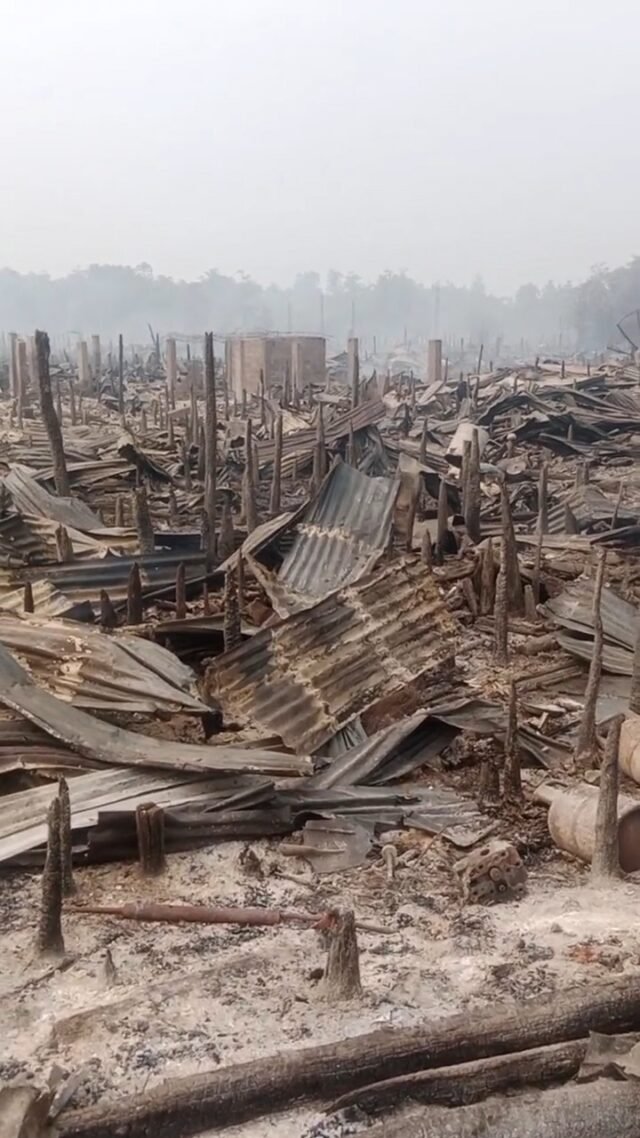 Hari Ketiga Paska kebakaran di Dusun Serdang Jelutung II Bangka Selatan :Warga Mulai Mendatangi Puing Rumah, Berharap Bantuan Hunian Layak dari Pemerintah