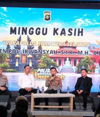 Polisi Bersama Masyarakat, Wakapolda Sumsel Tegaskan Komitmen Jaga Kebebasan Beribadah