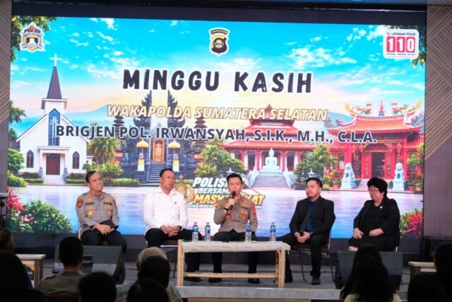Polisi Bersama Masyarakat, Wakapolda Sumsel Tegaskan Komitmen Jaga Kebebasan Beribadah