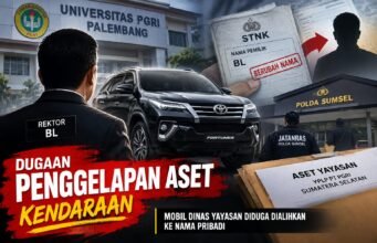 Mobil Dinas Yayasan Diduga Dibalik Nama, Rektor Universitas PGRI Belum Penuhi Panggilan Jatanras