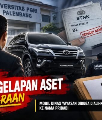 Mobil Dinas Yayasan Diduga Dibalik Nama, Rektor Universitas PGRI Belum Penuhi Panggilan Jatanras