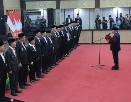 Wali Kota Ratu Dewa Ikuti Pengukuhan KDEKS se-Sumsel, Siap Dorong Ekonomi Syariah di Palembang