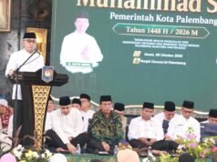 Palembang Menangis , Gema Dzikir dan Sholawat di Masjid Darusaid Memohon Hujan di Tengah Kepungan Asap