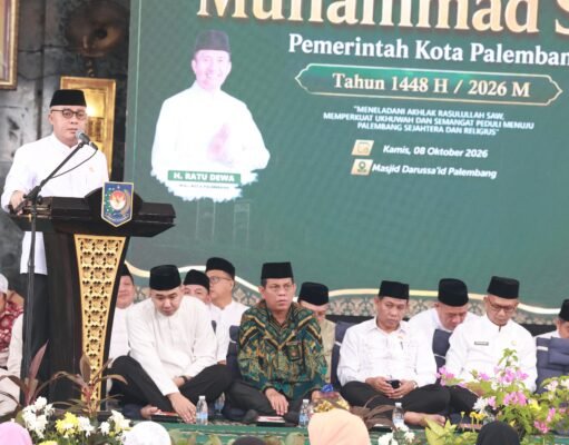 Palembang Menangis , Gema Dzikir dan Sholawat di Masjid Darusaid Memohon Hujan di Tengah Kepungan Asap