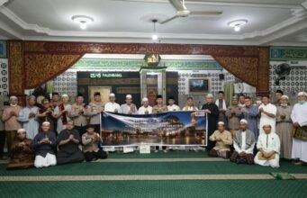 Perkuat Kehadiran Polri di Tengah Warga, Wakapolda Sumsel Gelar Safari Subuh Humanis
