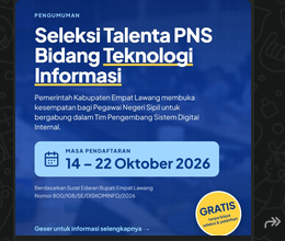 Pemkab Empat Lawang siap jadi pelopor IT Government , bua seleksi talenta ASN Bidang Teknologi Informasi